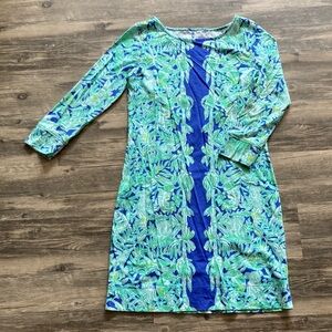 Lilly Pulitzer 100% Pima Cotton Koala Print Dress. Size S